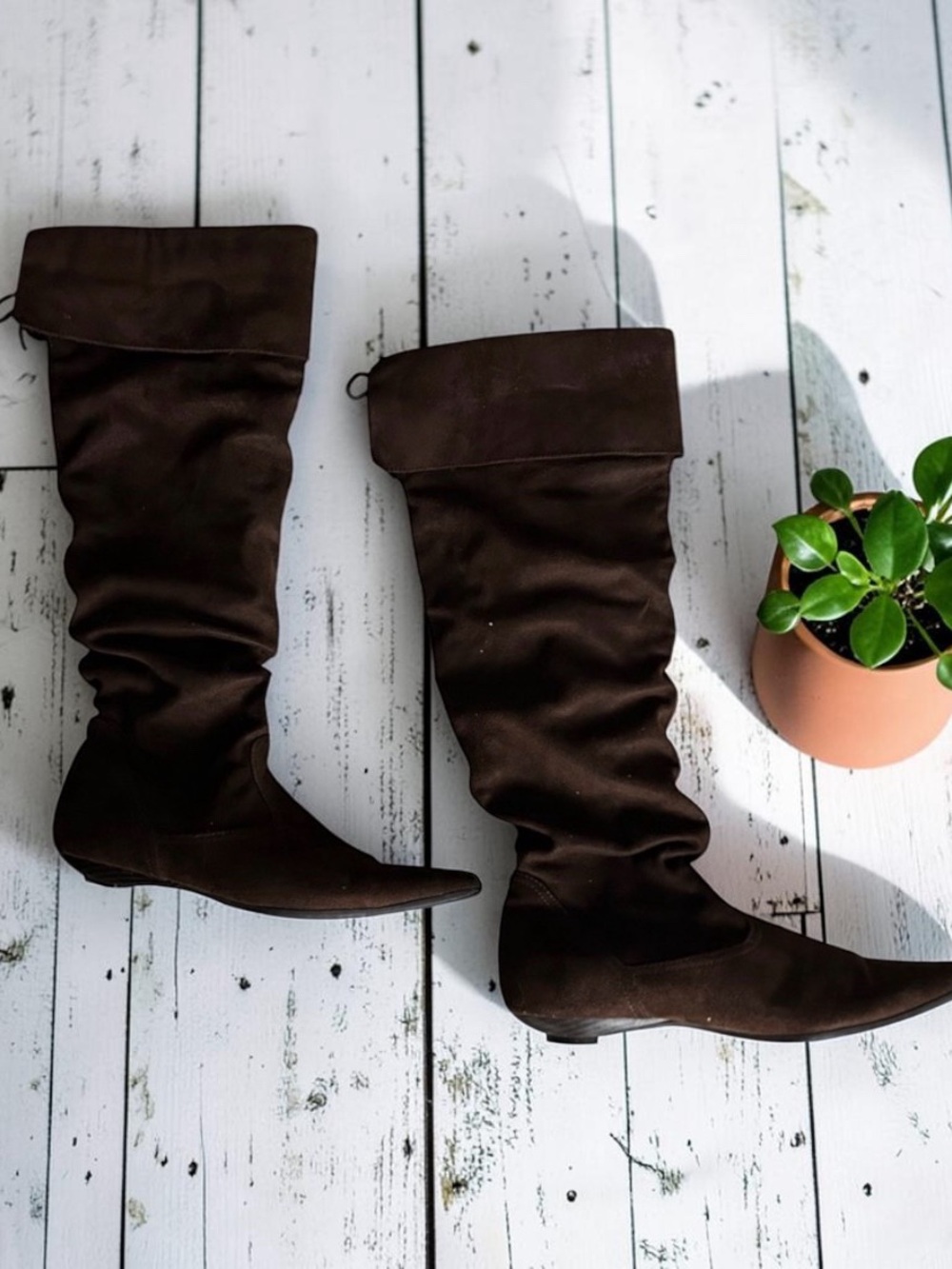 Bakers Women’s Brown Suede Tall Boots Size 8.5 - Picture 1 of 9